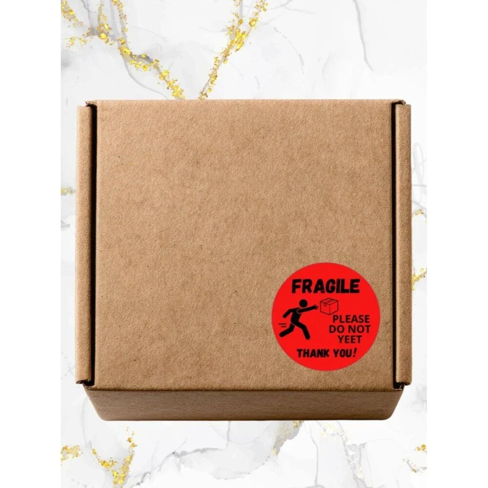 100 Thank you Stickers Thermal 2